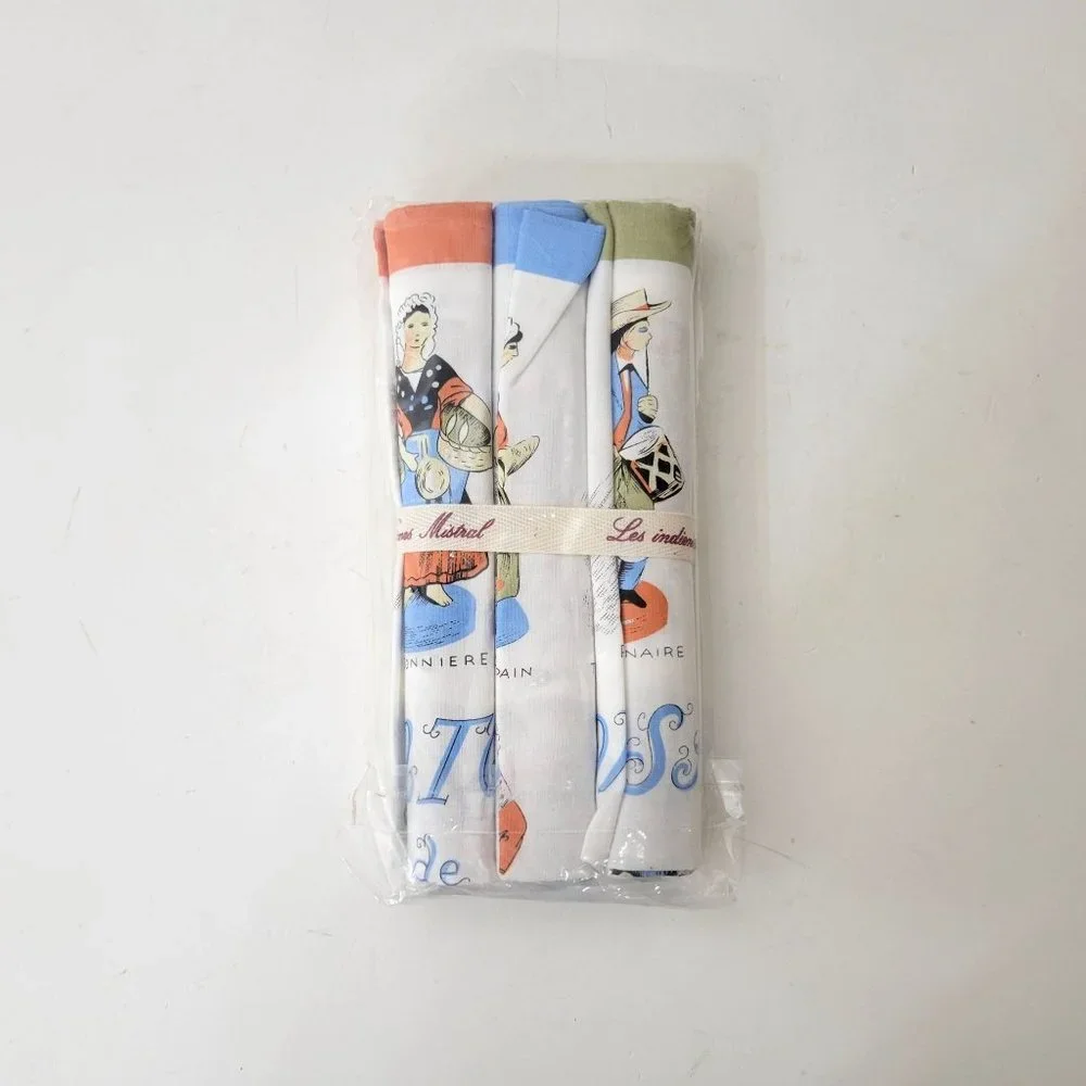Mistral Country French Printed Kitchen Towels Set of Three NIP - Picture 2 of 3
